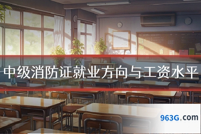 中级消防证就业方向与工资水平
