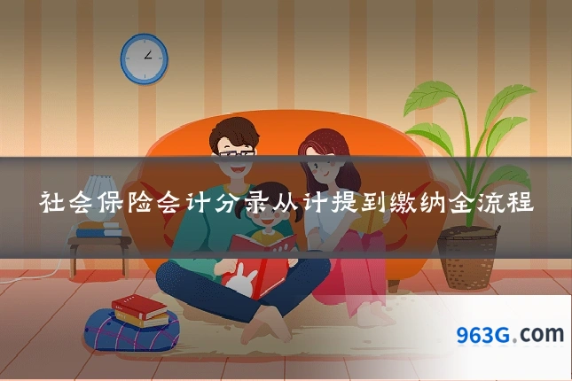 社会保险会计分录从计提到缴纳全流程