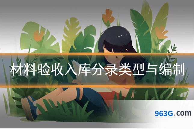 材料验收入库分录类型与编制