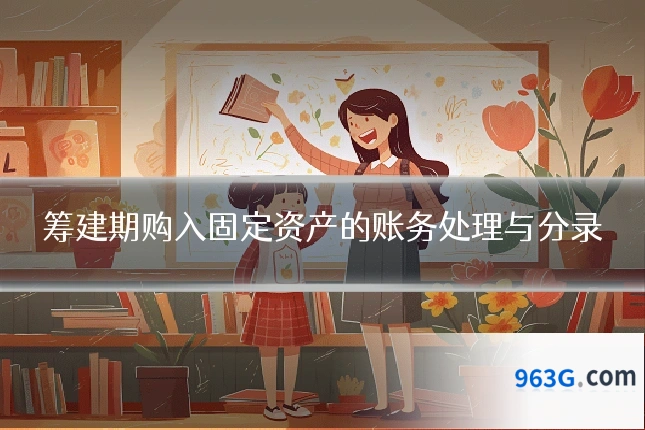 筹建期购入固定资产的账务处理与分录
