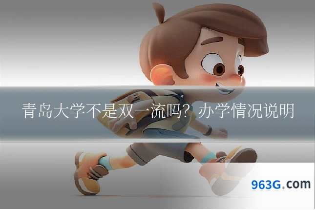 青岛大学不是双一流吗?办学情况说明