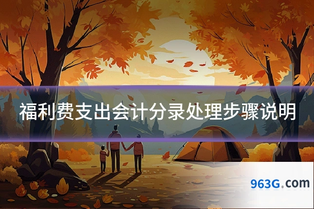 福利费支出会计分录处理步骤说明