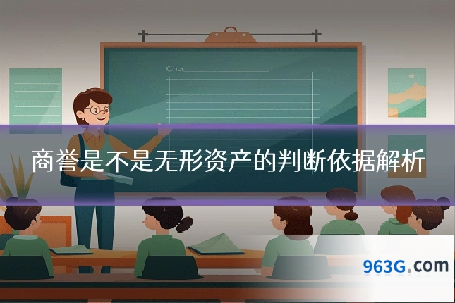 商誉是不是无形资产的判断依据解析