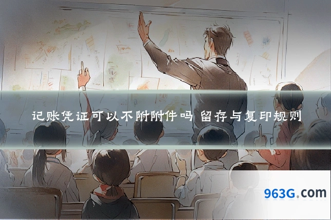 记账凭证可以不附附件吗 留存与复印规则