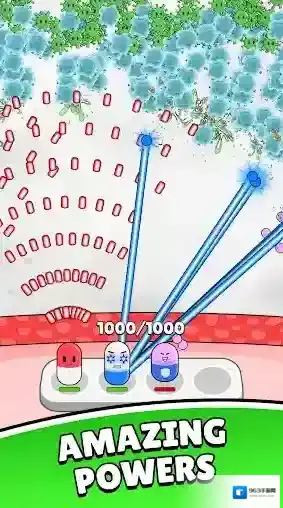 药丸堡垒消灭病毒