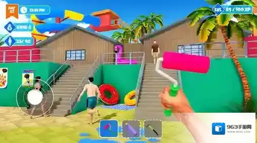 水上乐园模拟器游客