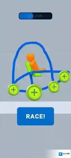 画辆碰碰车划线