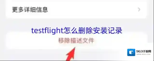 testflight怎么删除安装记录
