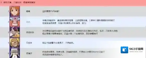航海王壮志雄心排行榜