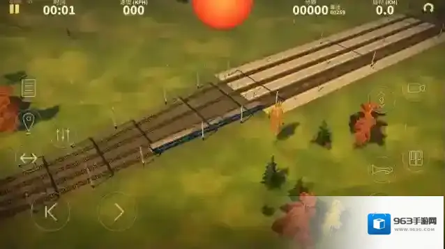 电动火车模拟器游玩