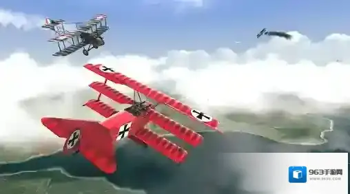 空战战机飞行员先锋飞行