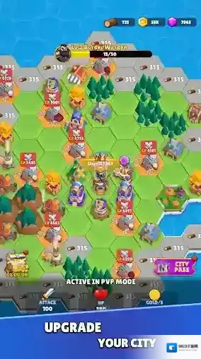 六角战士防御塔