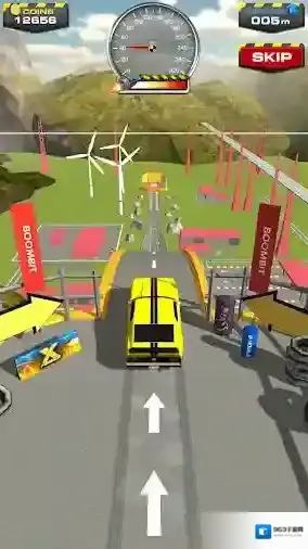 斜坡大冲刺汽车