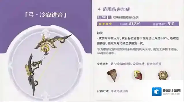 原神冷寂迸音适合角色一览