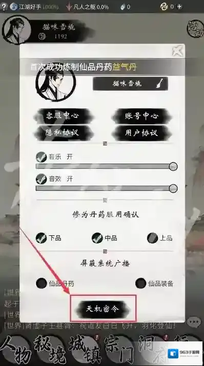 一念逍遥天机密令