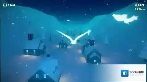 雪夜飞行能量球