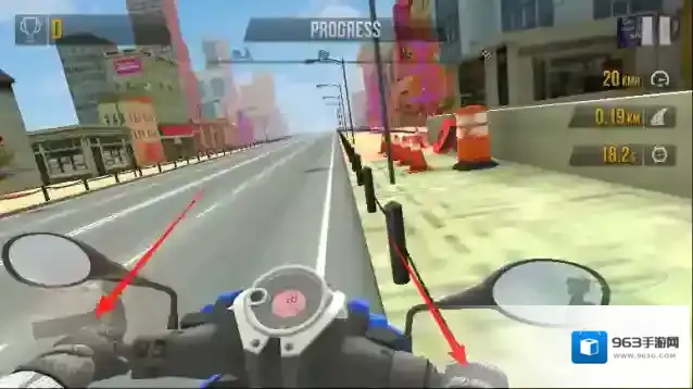 公路赛车摩托骑手