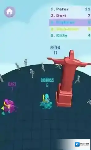 3D地球人群冲突