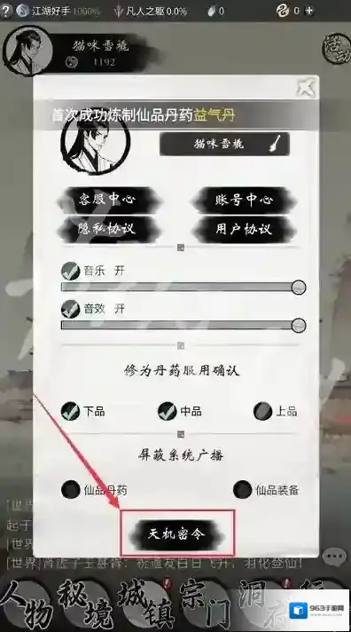 一念逍遥天机密令