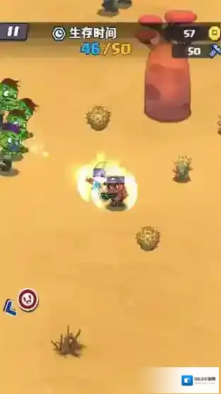 战斗女武神打僵尸一人