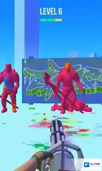 彩弹射击3D游戏