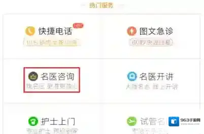 《春雨医生》名医咨询方法
