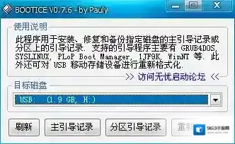 BOOTICE引导扇区维护工具扇区
