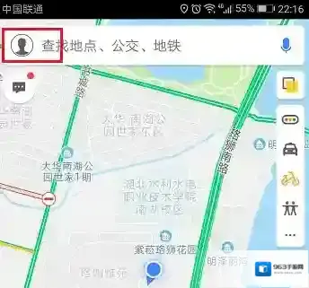 高德地图如下图所示