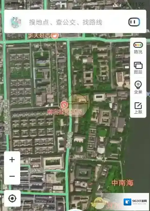 百度导航主界面
