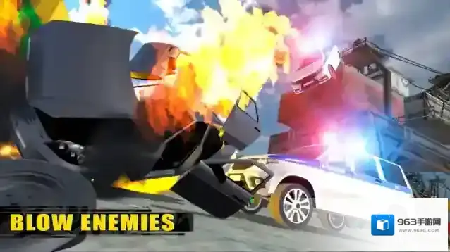 警察与歹徒强大自己