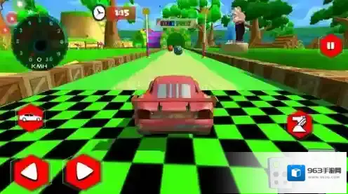 快速闪电赛车游戏