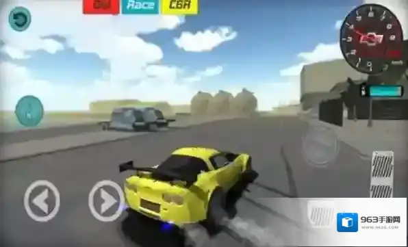 跑车城市特技特技