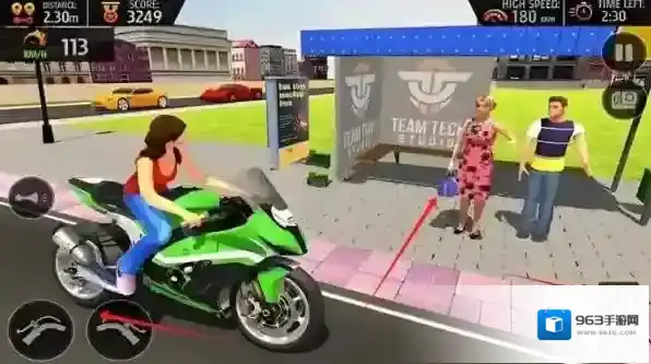 自行车出租车驾驶模拟器3d城市