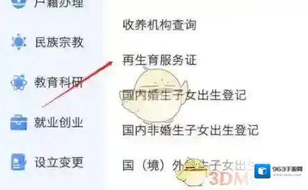 渝快办生育服务证