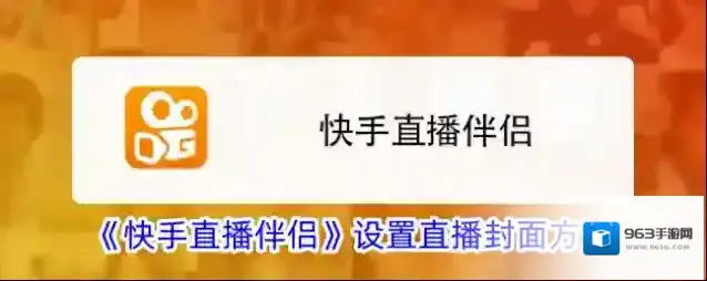 快手直播伴侣直播封面